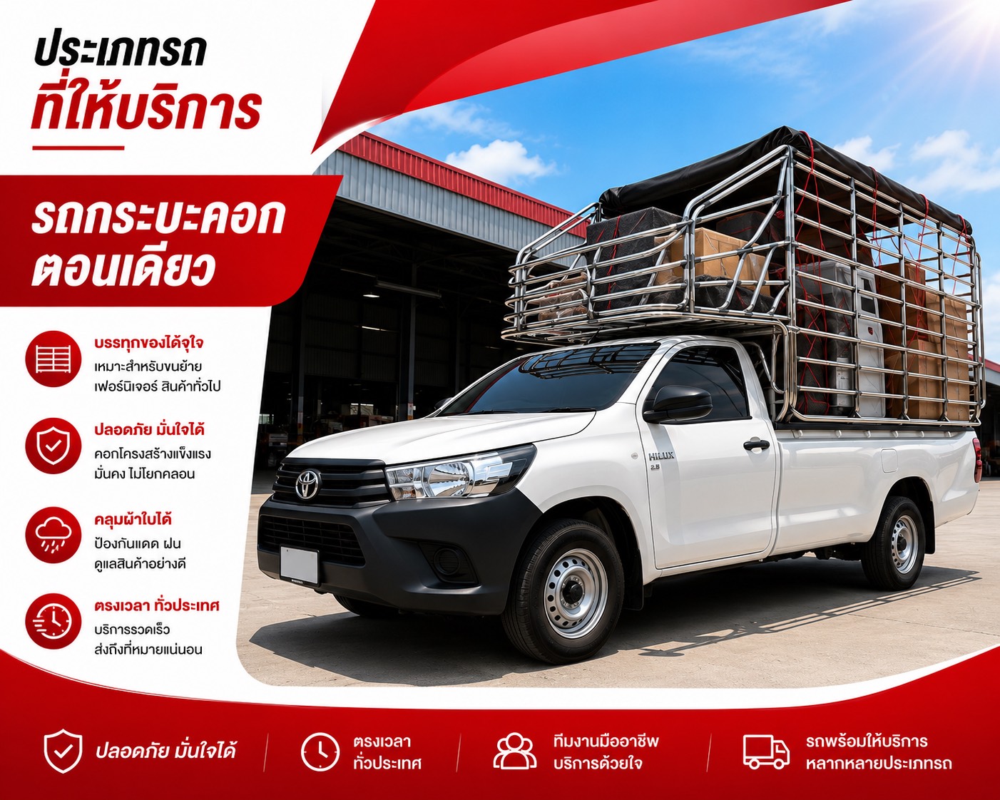 Single Cab Pickup with Cage